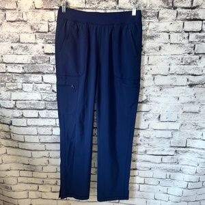 Infinity Navy Blue Straight Leg Scuba Bottoms Size Medium